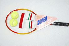 Набор для большого тенниса, ракетка,2мяча, наголовник,2напул. 02047