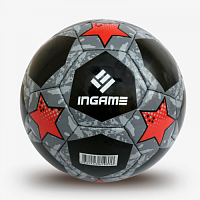 Мяч футб. INGAME PRO BLACK №5 чёрно-красный IFB-117  