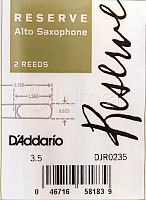 Трости для саксофона DJR0235 Reserve альт, размер 3.5, 2шт, 